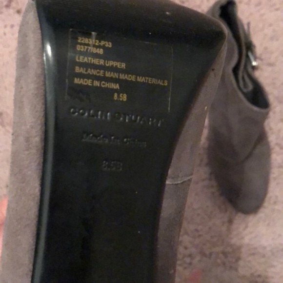 New sexy Colin Stuart Booties Gray 8.5 buckle - Picture 4 of 4